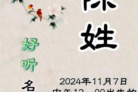 陈姓宝宝名字推荐及含义解析