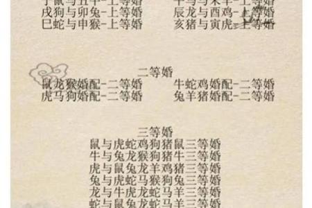 生肖相配表揭示的最佳婚配组合解析