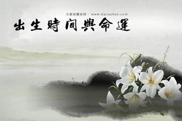 出生的命运分析与人生走向