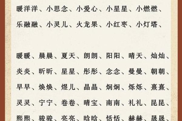 五行缺火的女孩名字推荐与取名技巧 五行缺火的女孩名字推荐与取名技巧