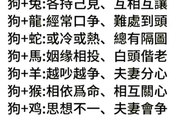 属狗女和属狗男的婚姻匹配度分析 属狗女和属狗男的婚姻匹配度分析