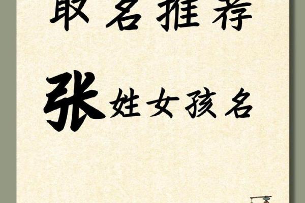 适合张姓女孩的名字:从经典到创新的选择 适合张姓女孩的名字:从经典到创新的选择