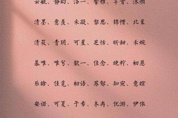 霸气又独特的女孩名字推荐 霸气又独特的女孩名字推荐