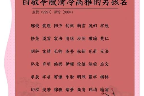 白姓男生名字的独特魅力与选择技巧 白姓男生名字的独特魅力与选择技巧