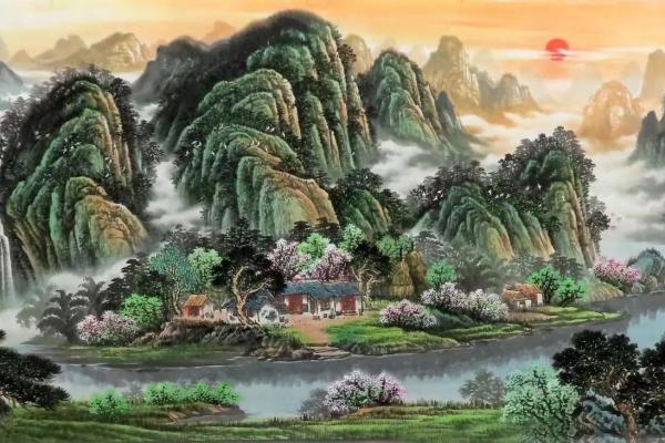 打造完美家居风水山水画选购与摆放指南 打造完美家居风水山水画选购与摆放指南