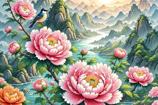 从五行看牡丹画:探寻花卉艺术中的五行智慧 从五行看牡丹画:探寻花卉艺术中的五行智慧