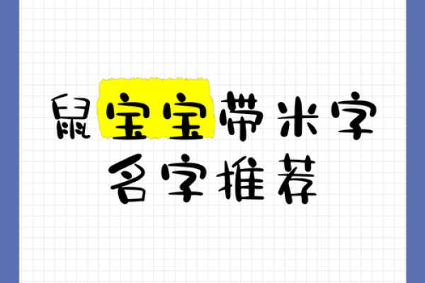 鼠年宝宝取名大全打造独一无二的名字 鼠年宝宝取名大全打造独一无二的名字