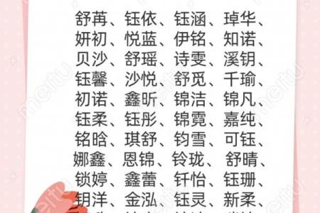 五行缺水缺木女孩取名推荐与技巧