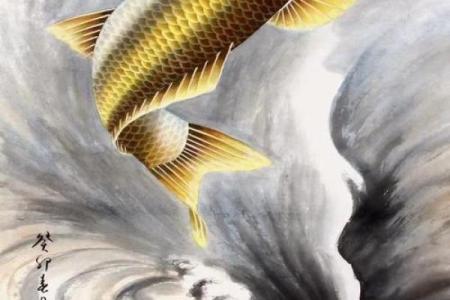摆放金龙鱼招财风水画提升家宅财气