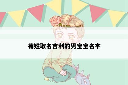 荀姓取名吉利的男宝宝名字