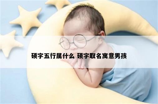 硕字五行属什么 硕字取名寓意男孩