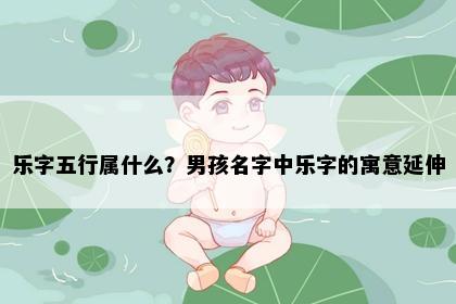 乐字五行属什么？男孩名字中乐字的寓意延伸