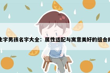 生字男孩名字大全：属性适配与寓意美好的组合库