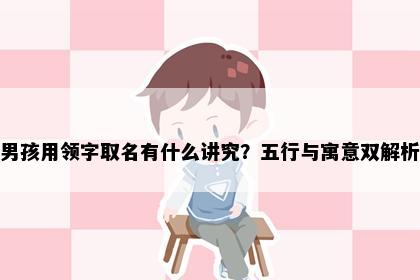 男孩用领字取名有什么讲究？五行与寓意双解析