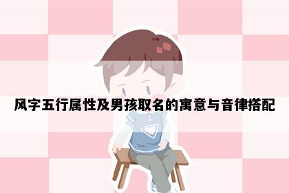 风字五行属性及男孩取名的寓意与音律搭配